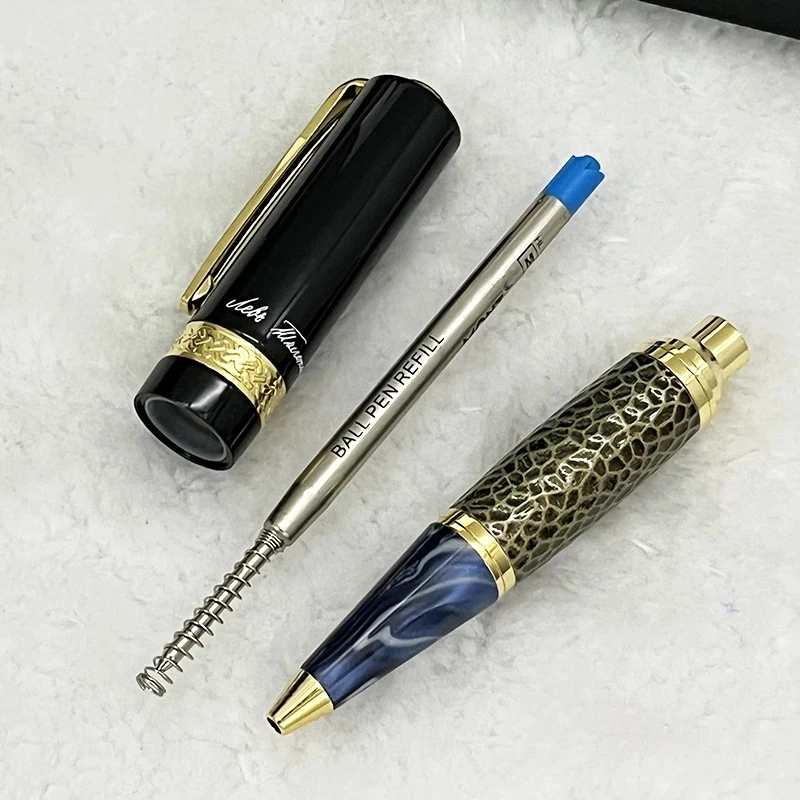 M Ballpoint Pen Writer Edition Leo Tolstoy Signature Luxury Stationery With Embossed Design