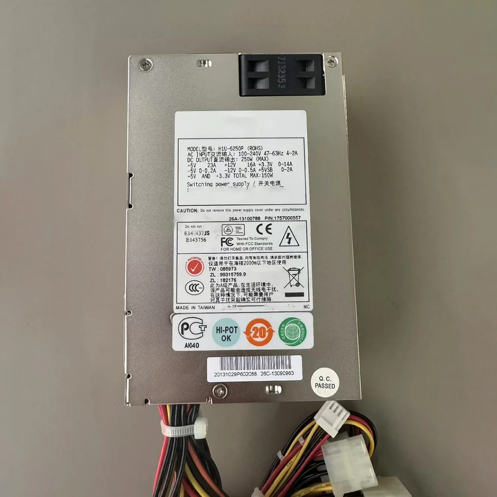 Stable Performance Industrial Computer Equipment Power Supply H1U-6250P