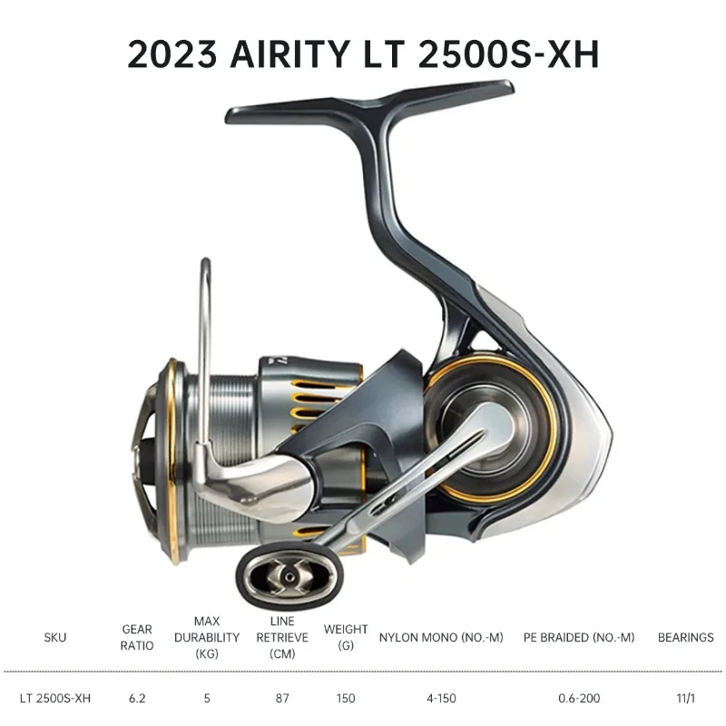 2023 DAIWA AIRITY LT/PC LT Spinning Fishing Reels 2000S-P 2000S-H