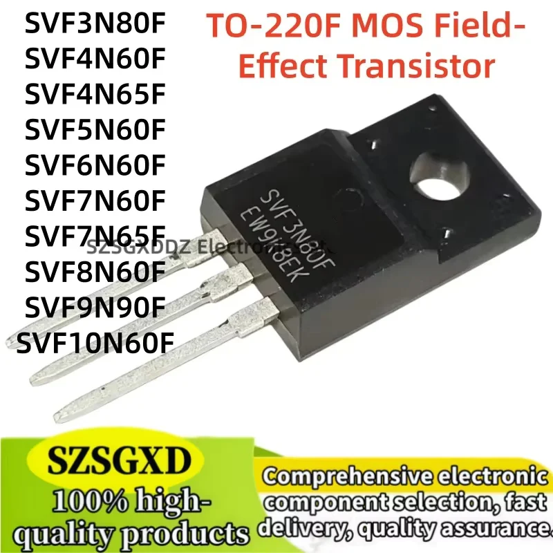 10-20Uds 100% new SVF8N60F SVF9N90F SVF10N60F SVF3N80F SVF4N60F SVF4N65F SVF5N60F SVF6N60F SVF7N60F SVF7N65F TO-220F In Stock