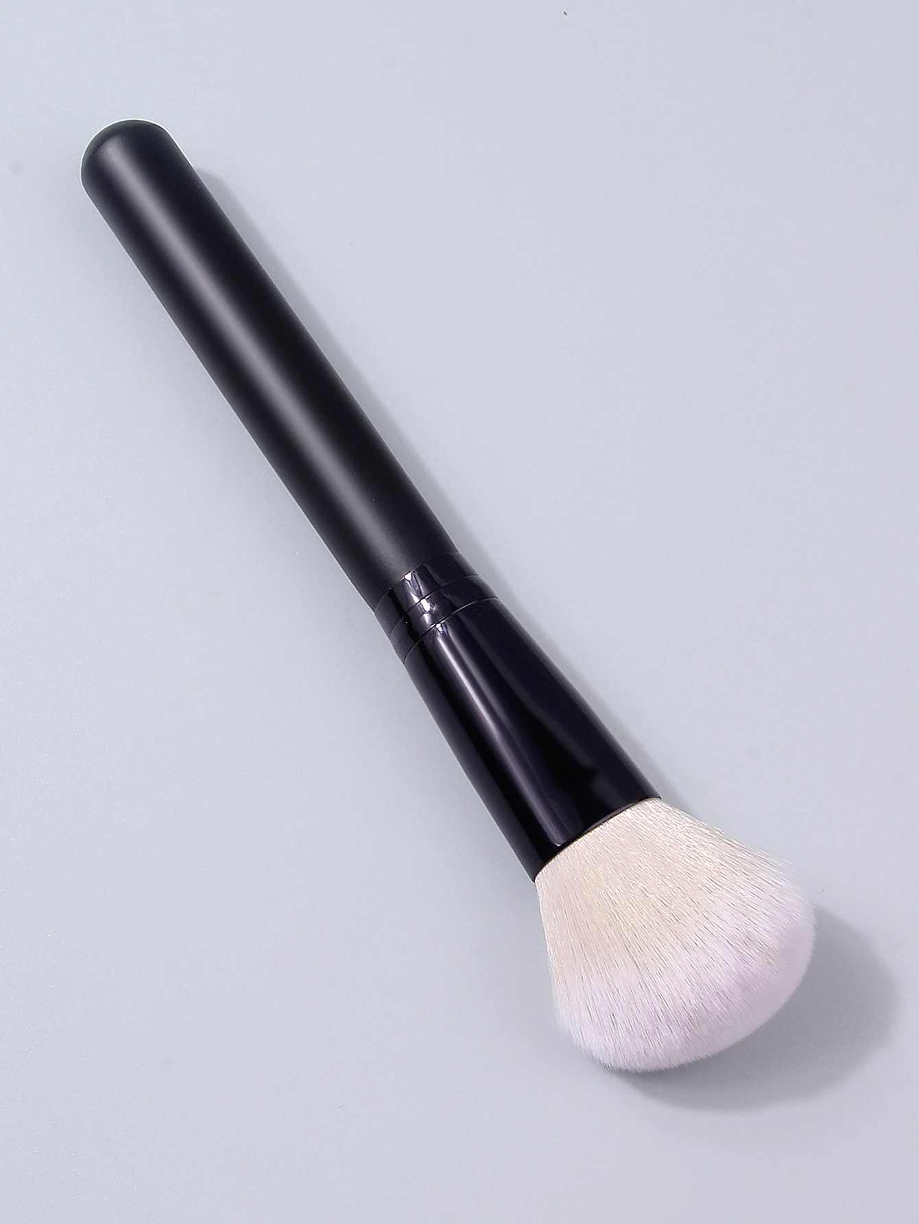 Schwarz Lose Pulver Pinsel Multifunktions Make-Up Pinsel Make-Up Werkzeug Synthetische Faser Holzgriff Gesicht Rouge Pinsel Kontur Pinsel