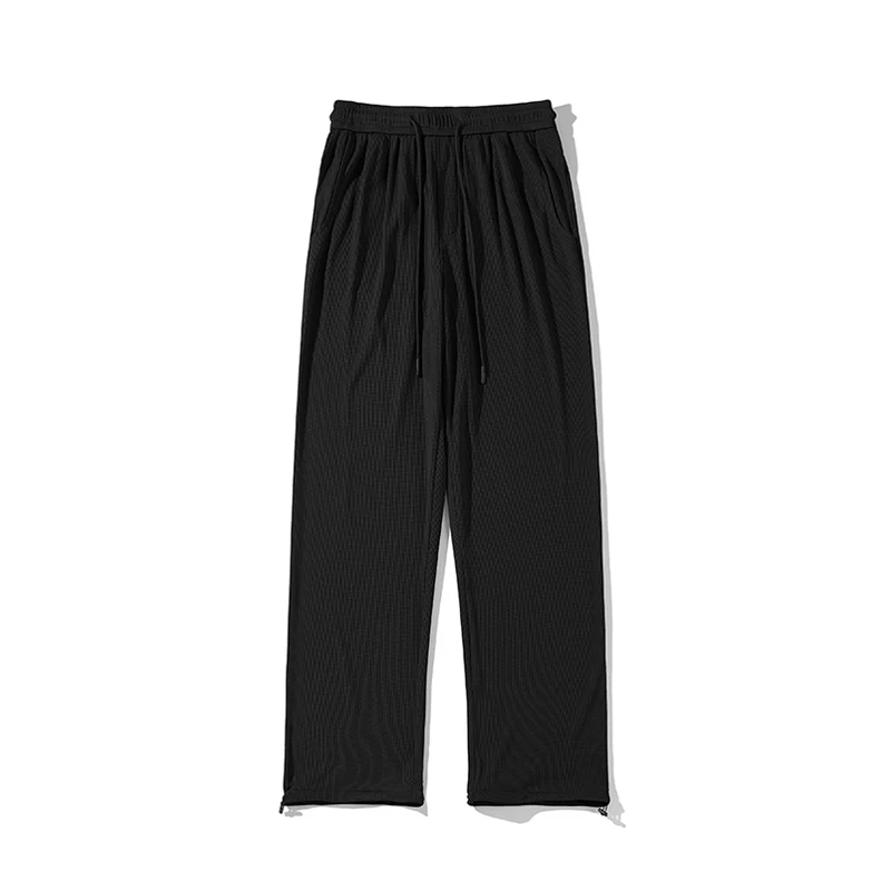 Lappster-Jeugd Y2k Wijde Pijpen Harembroek Mannen Zwarte Japanse Streetwear Joggingbroek Vintage Harajuku Casual Joggers Broek Trainingspak