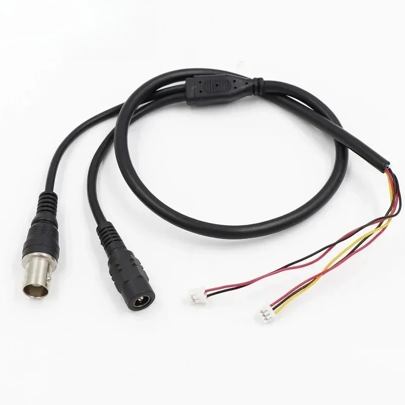 10 szt. Kabel wideo 5-żyłowy do kamer CCTV z wejściem DC (2-pin 2.0mm) + wyjściem BNC (3-pin 1.25mm) do kamer CCTV — zdjęcie 3
