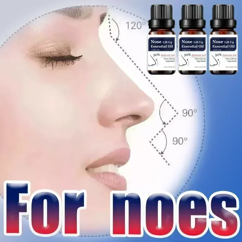 Nose Lift Up Massage Essential Oil Heighten Rhinoplasty Firming For Moisturizing Nose Serum Reshape Natural Beauty Care