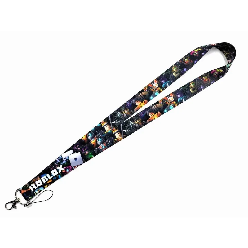 

Game Anime Roblox Lanyard Long Chest Card Holder Mobile Phone Strap Camera Rope Accessory for Gamers Decorative Gift