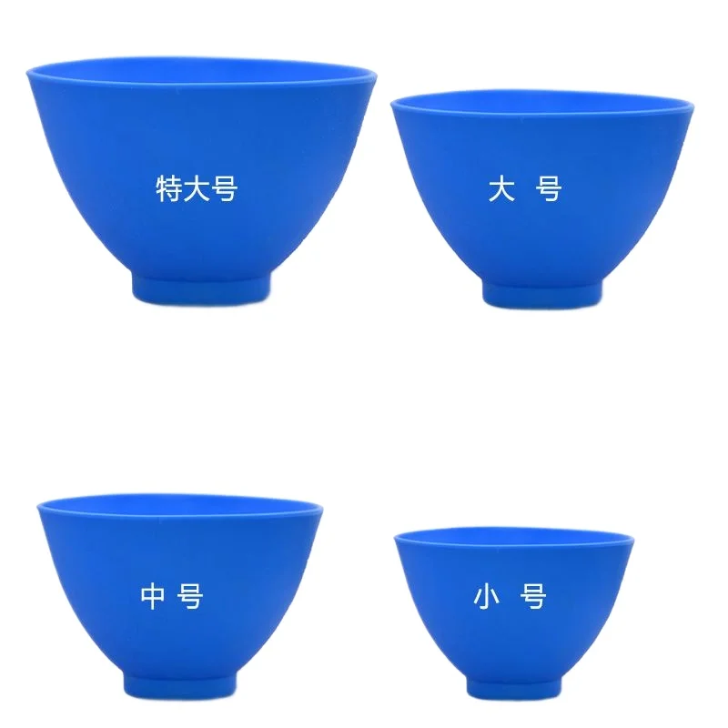 5Pcs Color Rubber Bowl, Mixing Bowl, Rubber Bowl, Plaster Mixing Bowls s