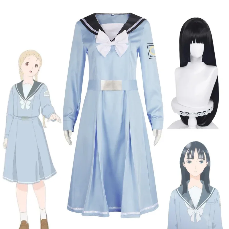 

Anime Kimi no iro Cosplay The Colors Within Costume Wig Blue JK Uniform Halloween Carnival Cosplay Kimi no iro Customized Suit