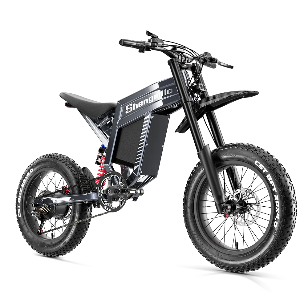 Shengmilo S900 elektrische fiets voor volwassenen 1500W elektrische crossmotor 60V30Ah batterij heren elektrische fiets 20 * 4,0 in dikke band ebike