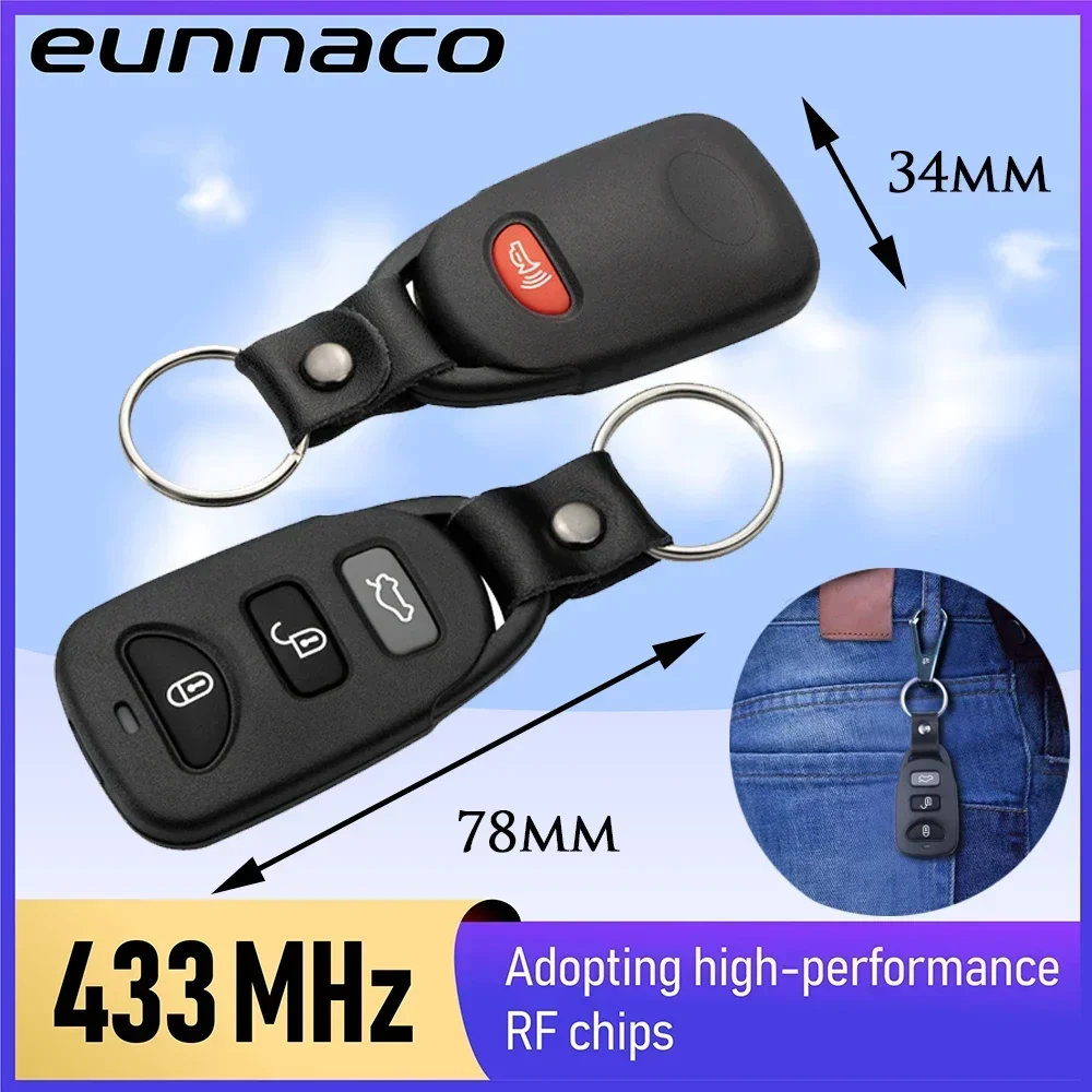 Universal Controller 433Mhz Auto Pair Copy Remote Control Garage Door Opener Duplicator Key Fob Clone RF Wireless Transmitter