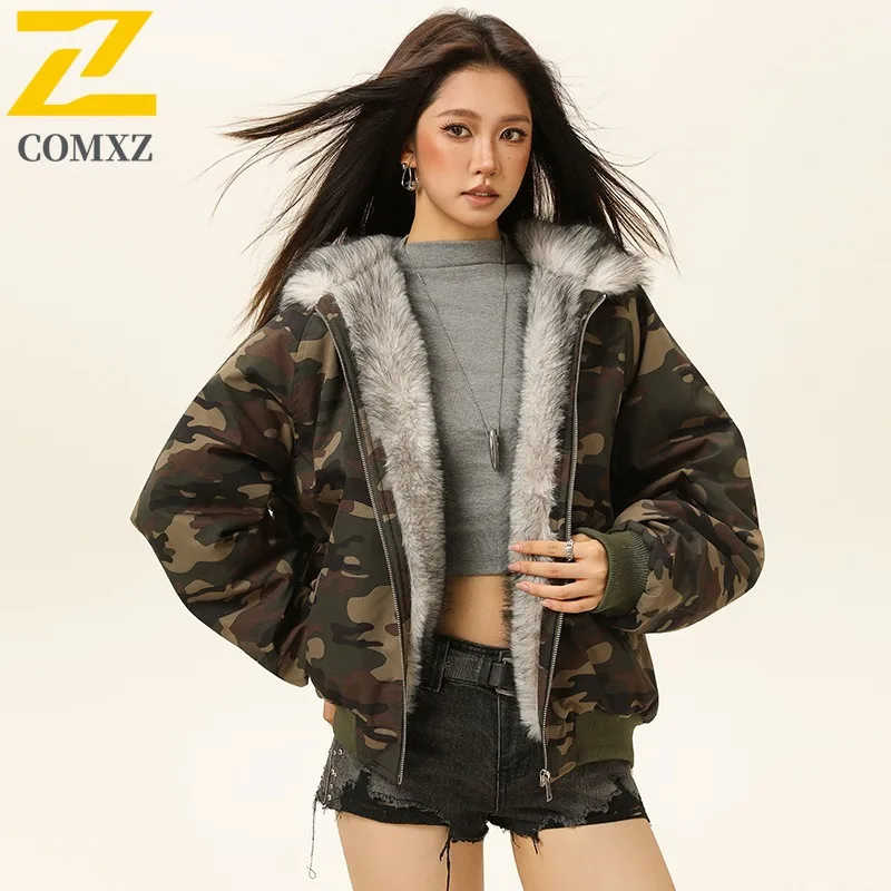 

COMXZ Мужская стеганая куртка модная утолщенная теплая парка с капюшоном для альпинизма премиум-класса корейский стиль морозостойкая зимняя одежда