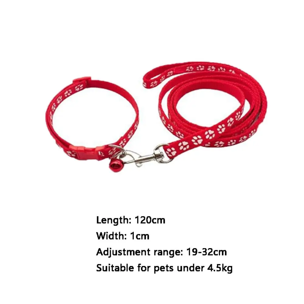 البوليستر القط تسخير والمقود مجموعة باو نمط الملونة الحيوانات الأليفة المشي سترة انفصال مع جرس جرو الرسن الكلب المشي في الهواء الطلق