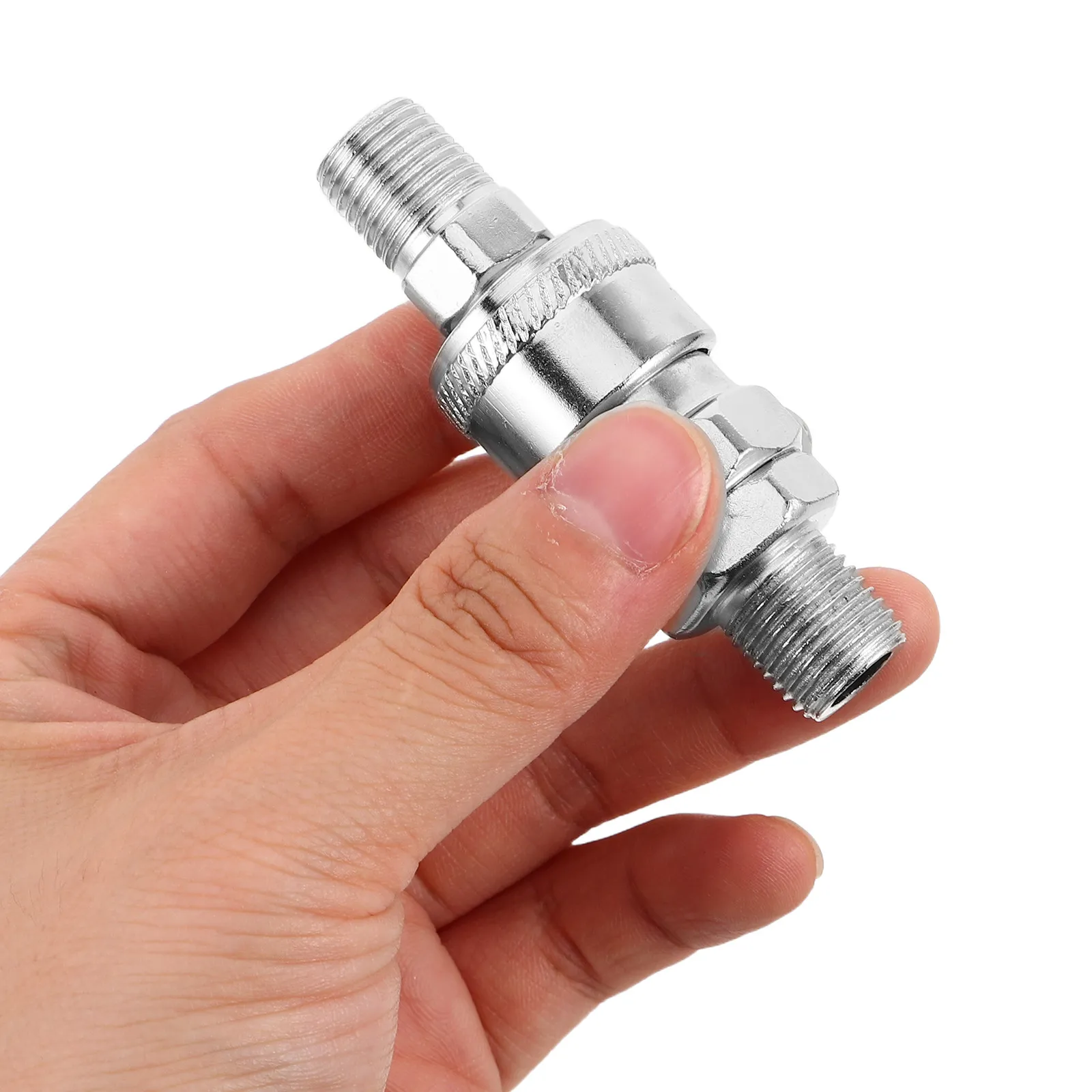 3Pcs Air Hose Quick Connect Fittings Durable Steel Hydraulic Pneumatic Quick Disconnect Couplers for Air Compressor Hose