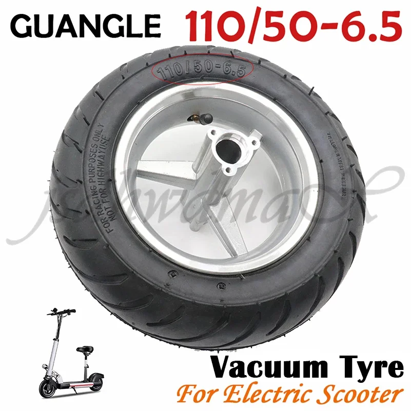 GUANGLE 100-50-6.5 tire 110/50-6.5  Front rear Tyre for Gas Electric Scooter 47cc/49cc 2 stoke air cooled Mini pocket bike