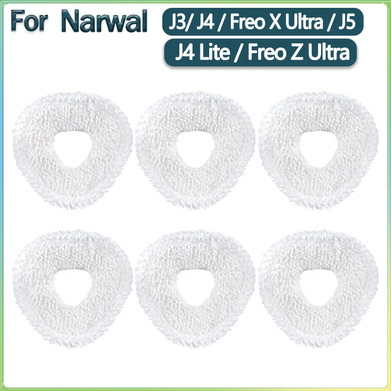 

Салфетки для робота-пылесоса Narwal J3/ J4 / Freo X Ultra / J4 Lite / J5 / Freo Z Ultra, аксессуары для влажной уборки