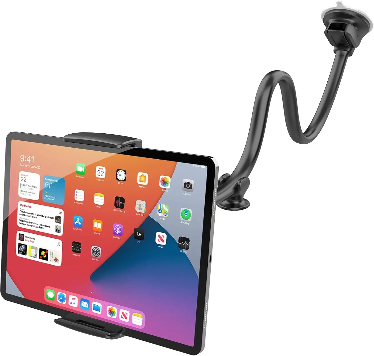 

Car Suction Cup Dashboard Tablet Holder Windshield Mount elephant living cradle 14 inch Stand For iPad Galaxy Tab Xiaomi New Pad
