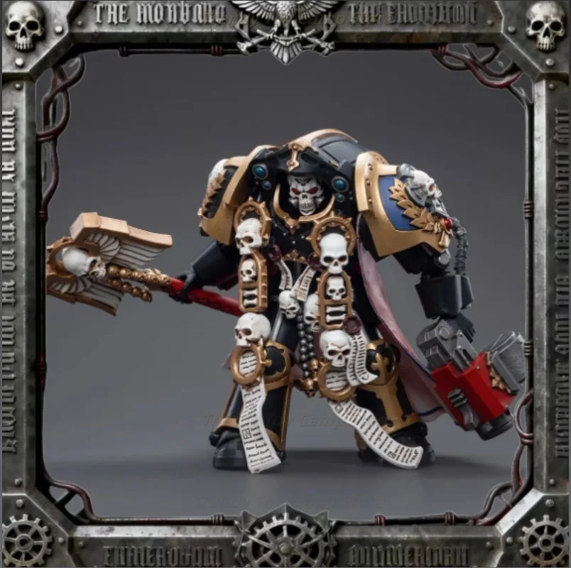 

【spot Goods】JOYTOY Warhammer 40K Ultramarines Terminator Chaplain Brother Vanius 1/18 Gift Toy Collection