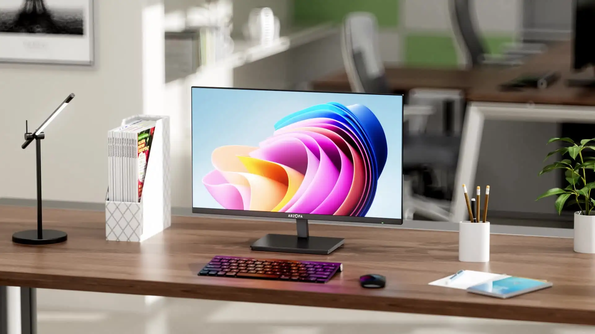 New ARZOPA 27 Inch Monitor 180Hz Gaming Monitor QHD 2K Monitor for PC, 2560*1440, Fast IPS, with Type-C, Samsung DeX Mode, FreeS