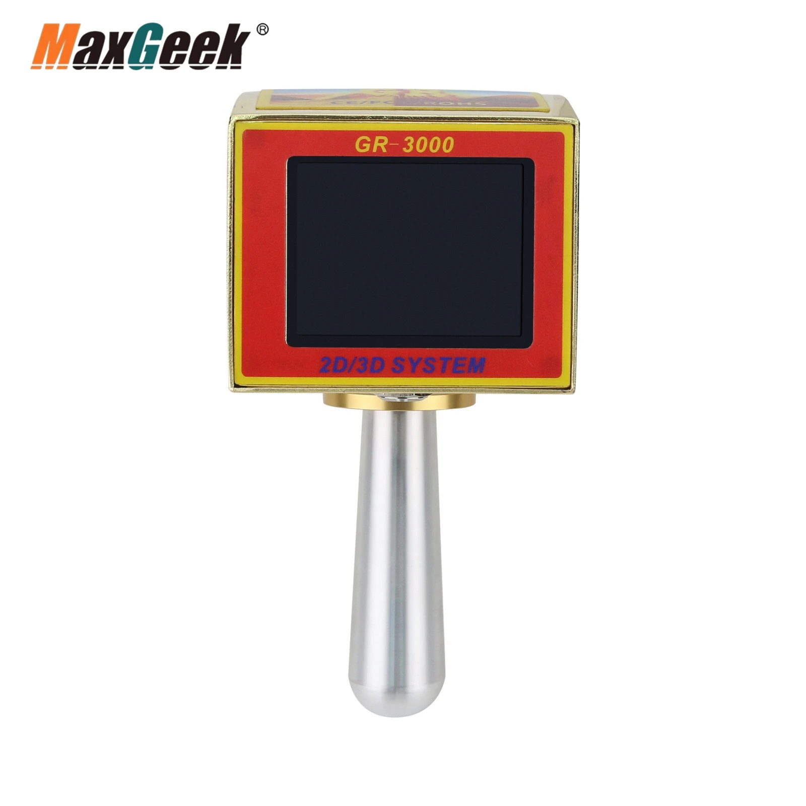 Maxgeek Remote Underground AKS Plus 3D Gold Detector Metal Finder Long Range Gold Finder with Large Screen