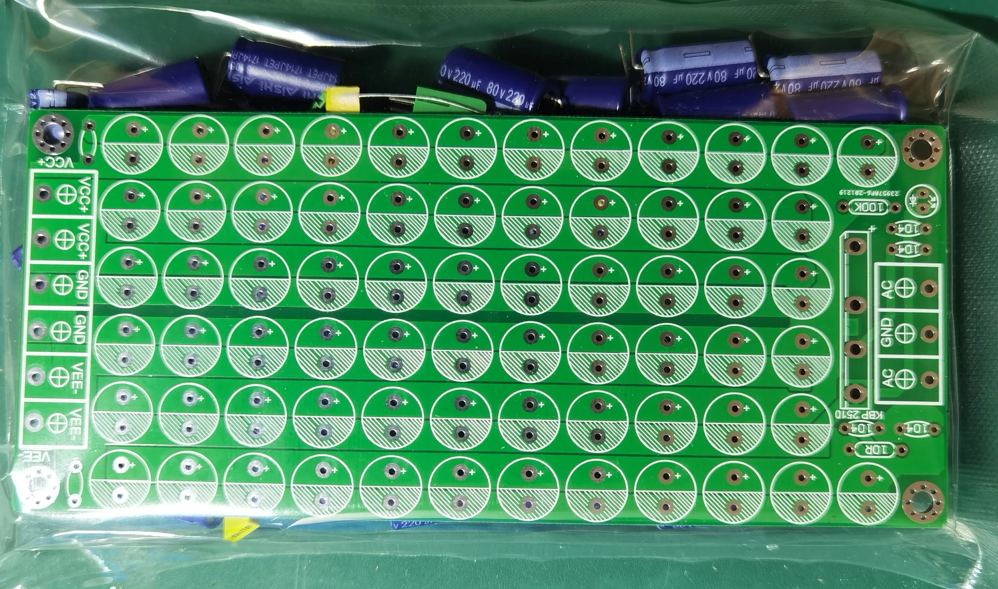 1 set 220 فائق التوهج/75 فولت مكثف لتقوم بها بنفسك أطقم/الانتهاء مضخم الصوت امدادات الطاقة المجلس ل L20D أمبير مكبر للصوت المجلس