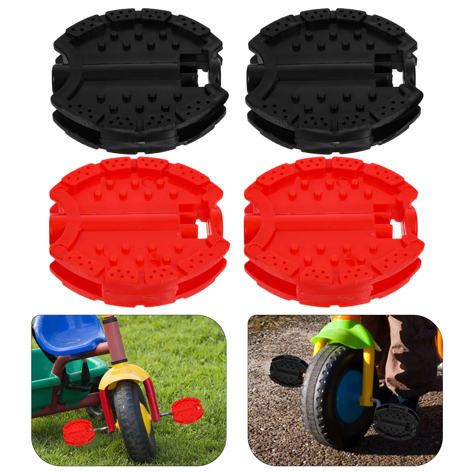 Bike Pedals For Road Mountain Replacement Wide Anti-Skid Cycling Footrest Lightweight Durable Bicycle Accessories