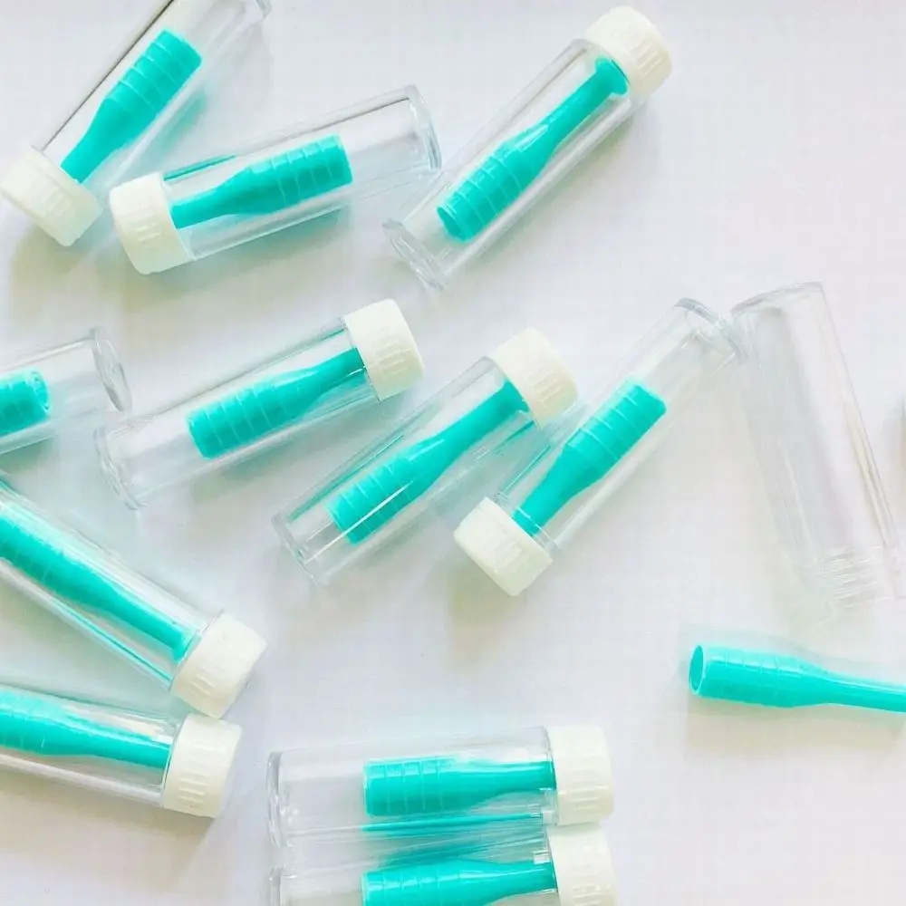 أداة إزالة سيليكون ناعمة للعدسات اللاصقة ، مكبس إزالة ، مزيل كباس ، قطعة واحدة ، عدسة مقعرة ، صلبة ، 5 ange