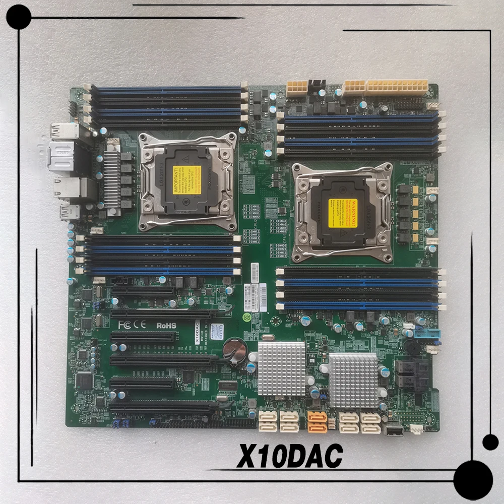 X10DAC Per Supermicro Workstation E-ATX Scheda Madre LGA 2011 C612 Xeon E5-2600 v3/v4 Famiglia di Alta Qualità Completamente Testato Nave Veloce