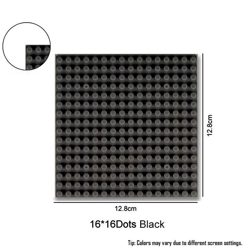32x32x16x16 Dots Klassieke Basisplaten MOC DIY Plastic Bakstenen Grondplaten Stad Afmetingen Bouwstenen cijfers Bouw Speelgoed