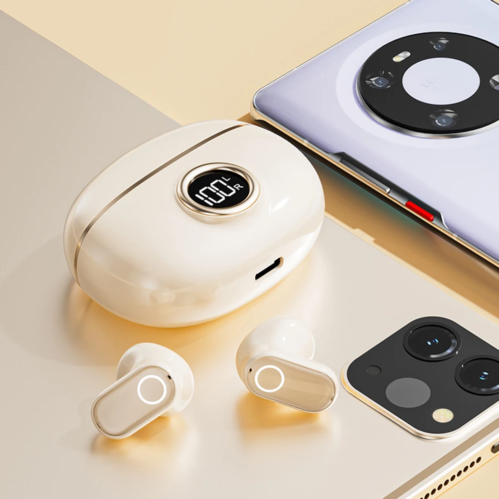 144 Languages Intelligent Translate Earbuds Bluetooth-Compatible 5.4 AI Translator Earbuds 99% Accuracy Smart Voice Translator