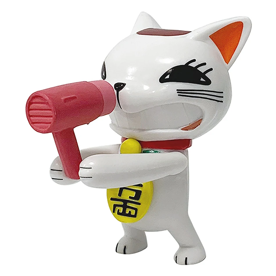 Figura de Anime Dandad Turbo abuela de 9cm, figura de acción periférica de gato Kawaii de PVC, adorno decorativo de escritorio, manualidades, regalos, Juguetes