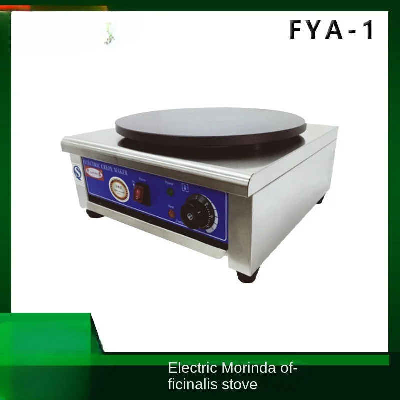 Electric Baking Rolled with Crisp Fritter Machine Multi-Function Chopsticks Scallion Pancake Non-Stick Single Head Crepe Machine