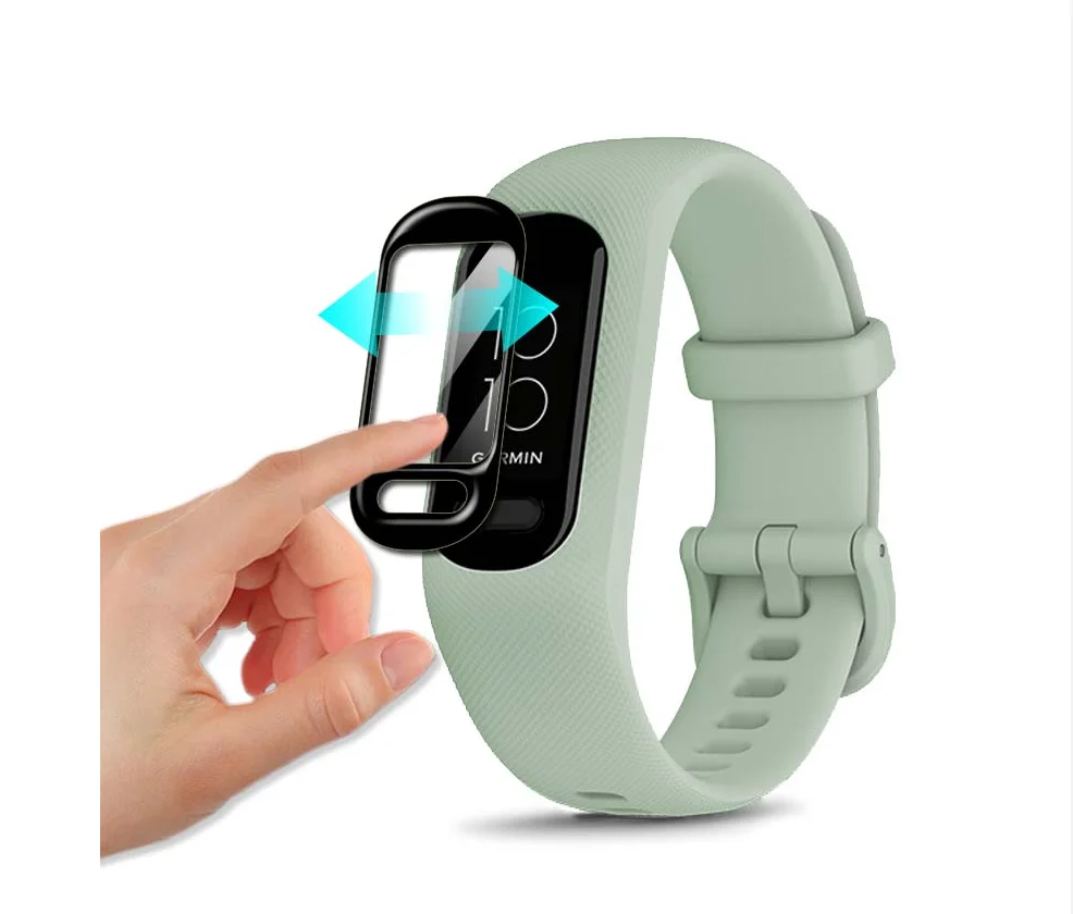 For Garmin Smart5 Watch Screen Protectors Film 3D PMMA Soft Full Coverage Films Not tempered film