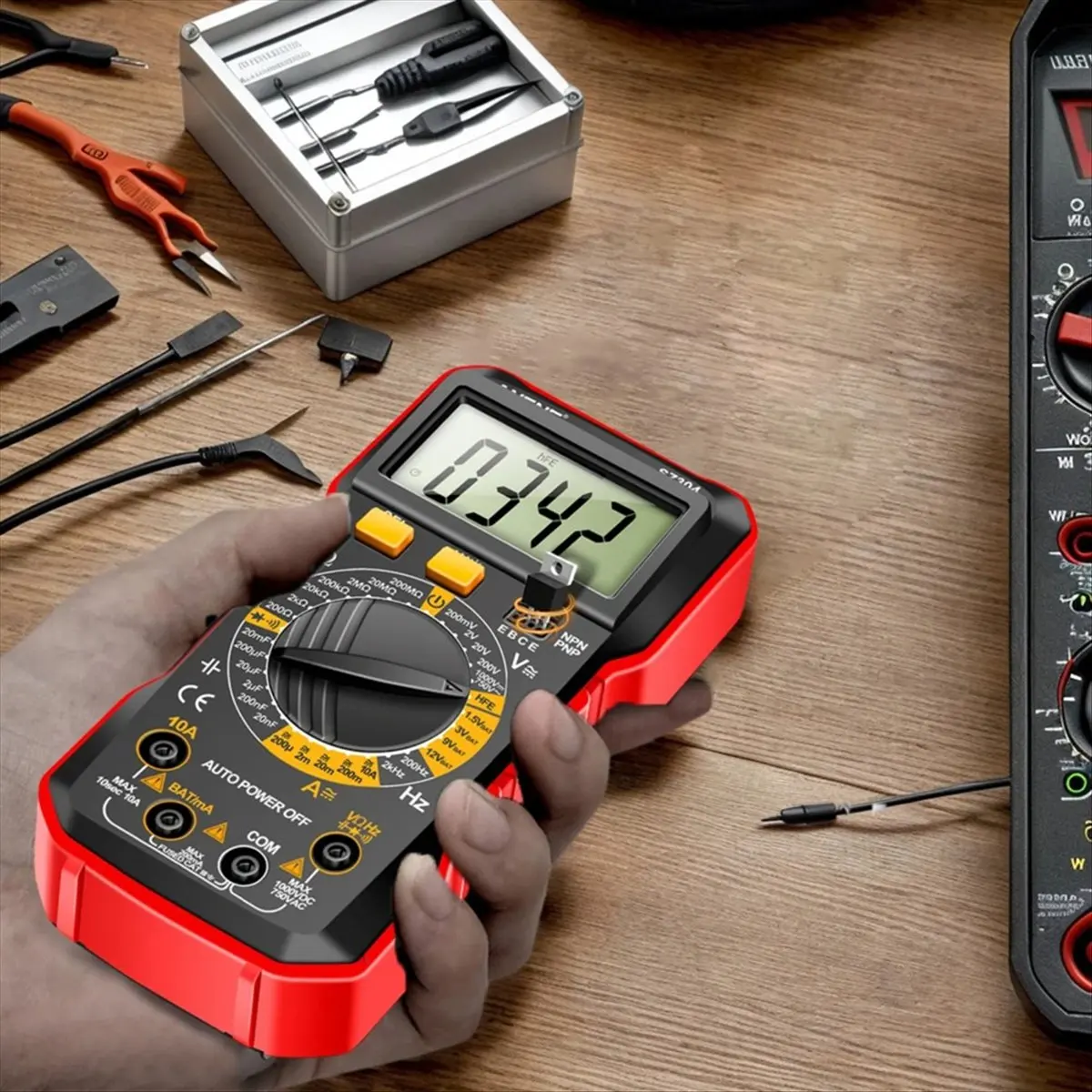 SZ304 Digital Multimete True RMS Handheld Multifunction High Tester NCV Votage Current Resistance Ohm Tool