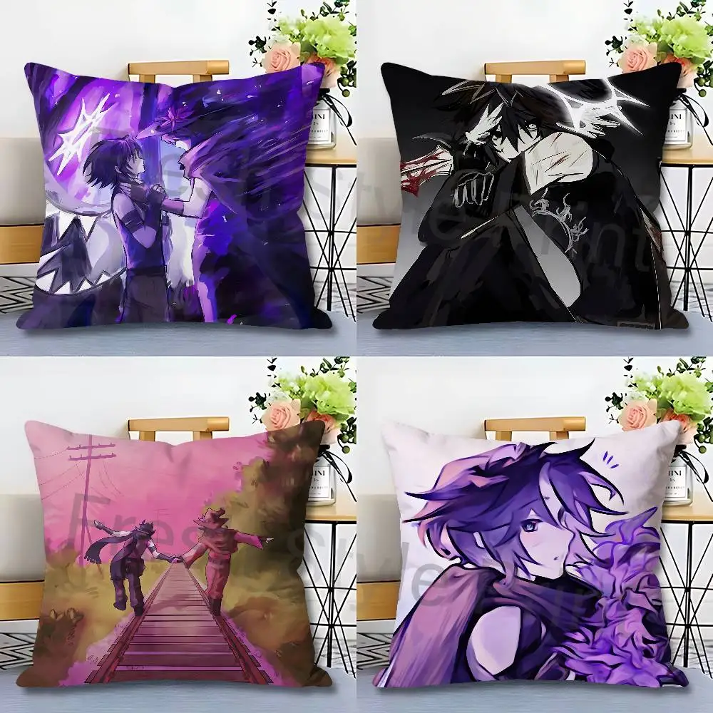 

AzureTime A-Azure T-Two Time Pillow Cases for Bedroom Living Room Sofa Home Decor Polyester Cushion Cover with Zipper