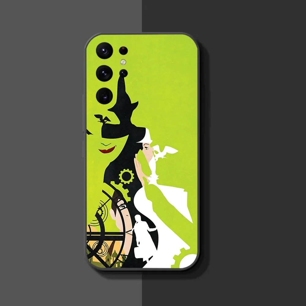 W-Wicked Musical Broadway Drama Phone Case For Samsung Galaxy A52 A12 A51 S21 Edge S22ULTRA S23 S20LITE Plus Ultra Black Cover