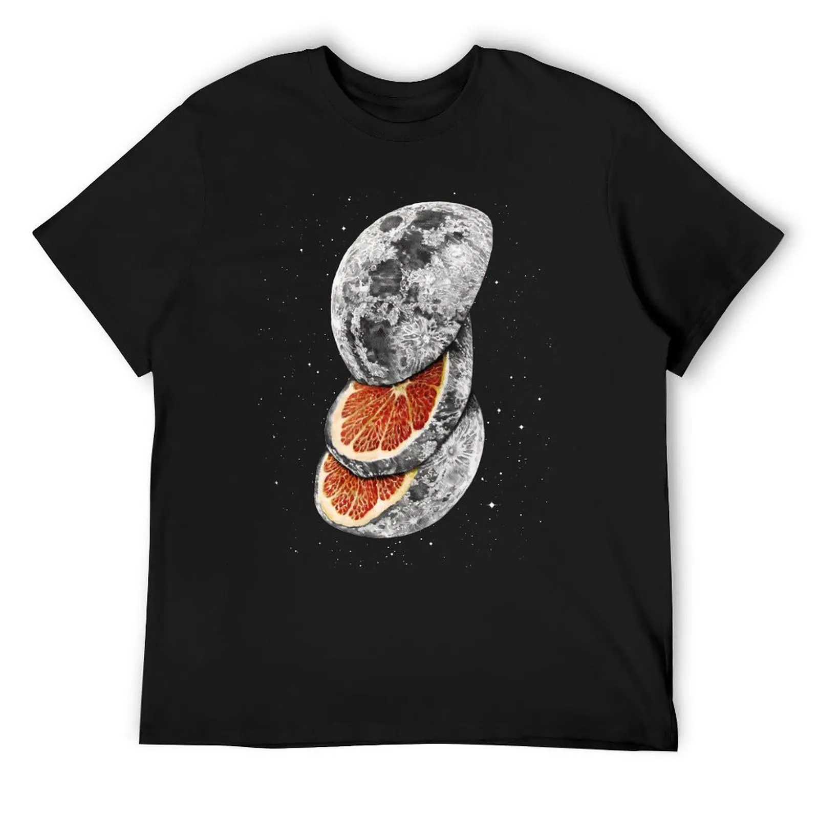 Футболка LUNAR FRUIT, одежда больших размеров, спортивные фанаты, винтажная футболка с рисунком, милая одежда, толстовки, мужские