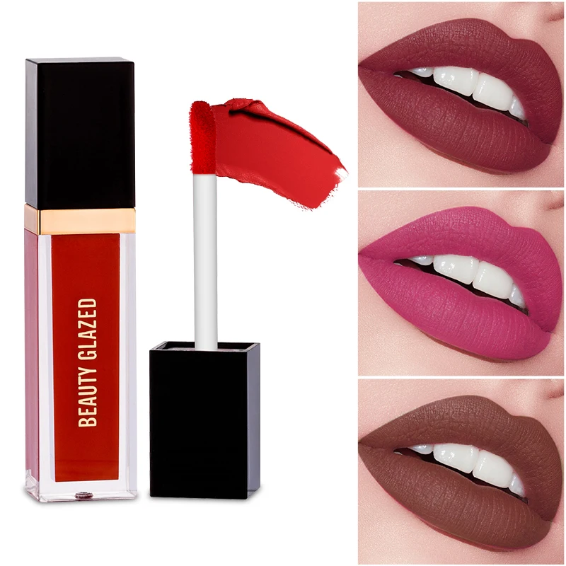 Lippenstift Schoonheid Geglazuurd 24 Kleuren Natuurlijk Langdurig, Niet Vervagende Antiaanbaklaag Beker Lipgloss Sexy Lip Glazuur Hydraterende Make-Up Tslm1