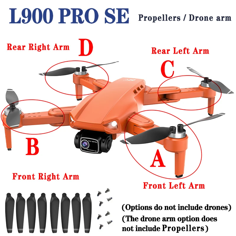 Hélices originales para Mini Dron L900 Pro SE, piezas de repuesto para L900pro se, accesorios de repuesto Para brazo de Dron