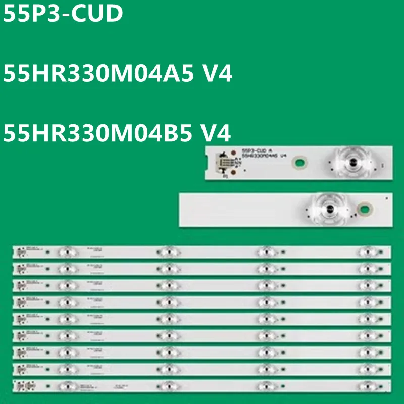 Tira de luces LED de retroiluminación, accesorio para 55V1 55V1M 55T1YP GIC55LB87-3030F2.1-V0.1 4C-LB5504-HR17J 4C-LB5504-HR18J 55M2CU 55P3CUS 55P3CFS-CG