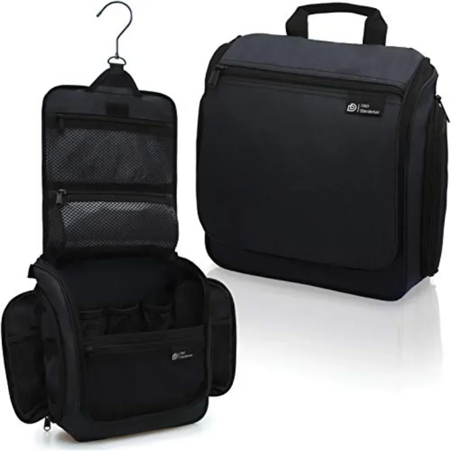 

DandD Wanderlust DandD Hanging Travel Toiletry Bag for Men and Women Cosmetics, Makeup and Toiletries Organizer Kit with 10 Com