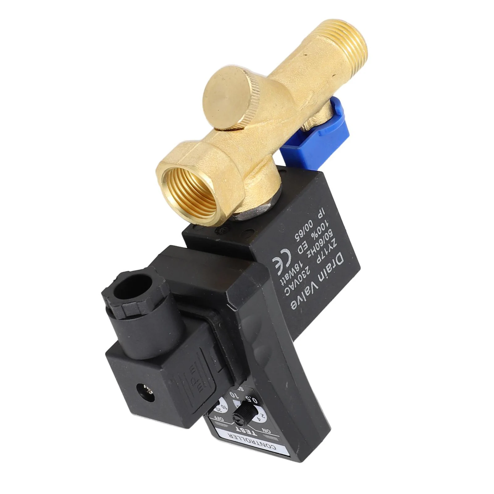 AC220V Metal Drain Valve LED Indicator for Power On/Off 1 6Mpa Maximum Pressure Suitable for Various Applications
