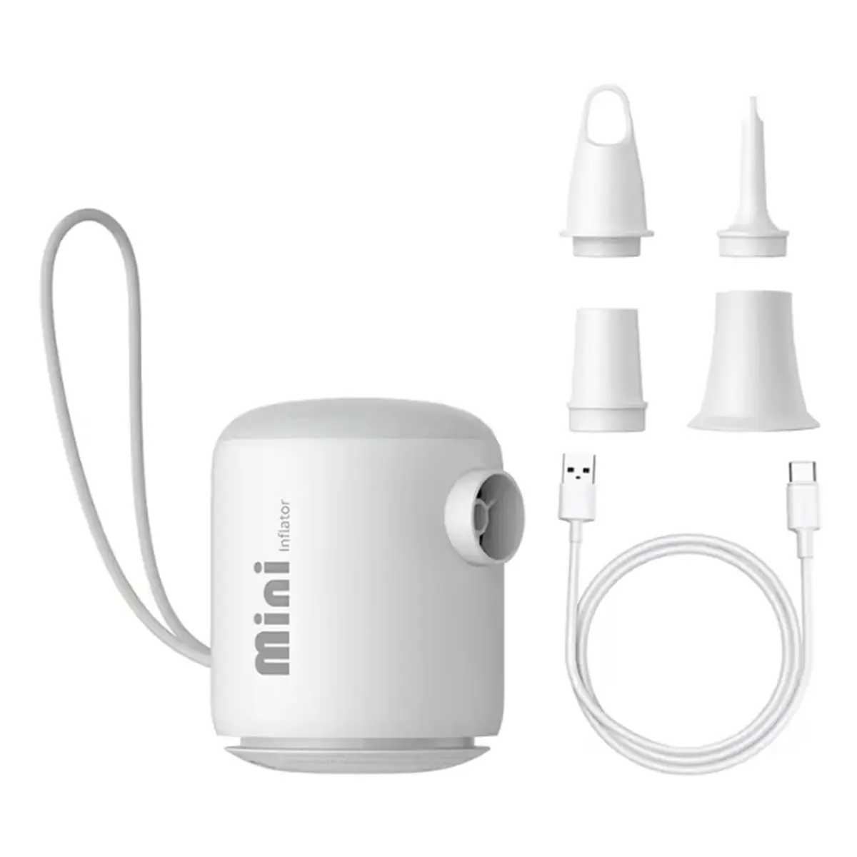 【CYBER MONDAY】Wireless Mini Air Pump Portable Electric Inflator for Air Mattresses Beds Camping Mats Swim Rings Fast Inflate Def