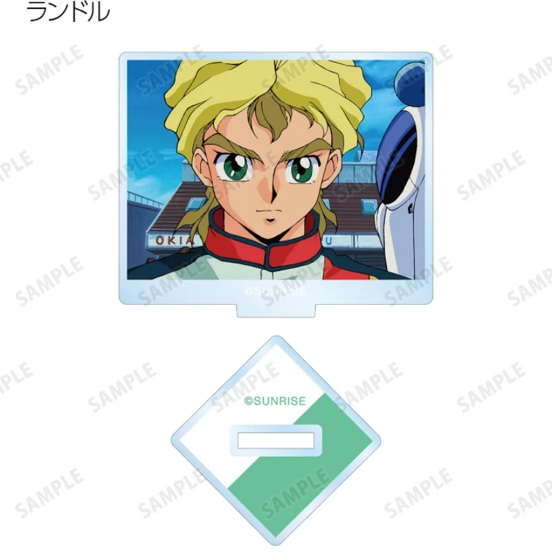 Anime Future GPX Cyber Formula Hayato Kazami Naoki Shinjo rectangle Acrylic Stand Model Plate Keychains Desk Decor