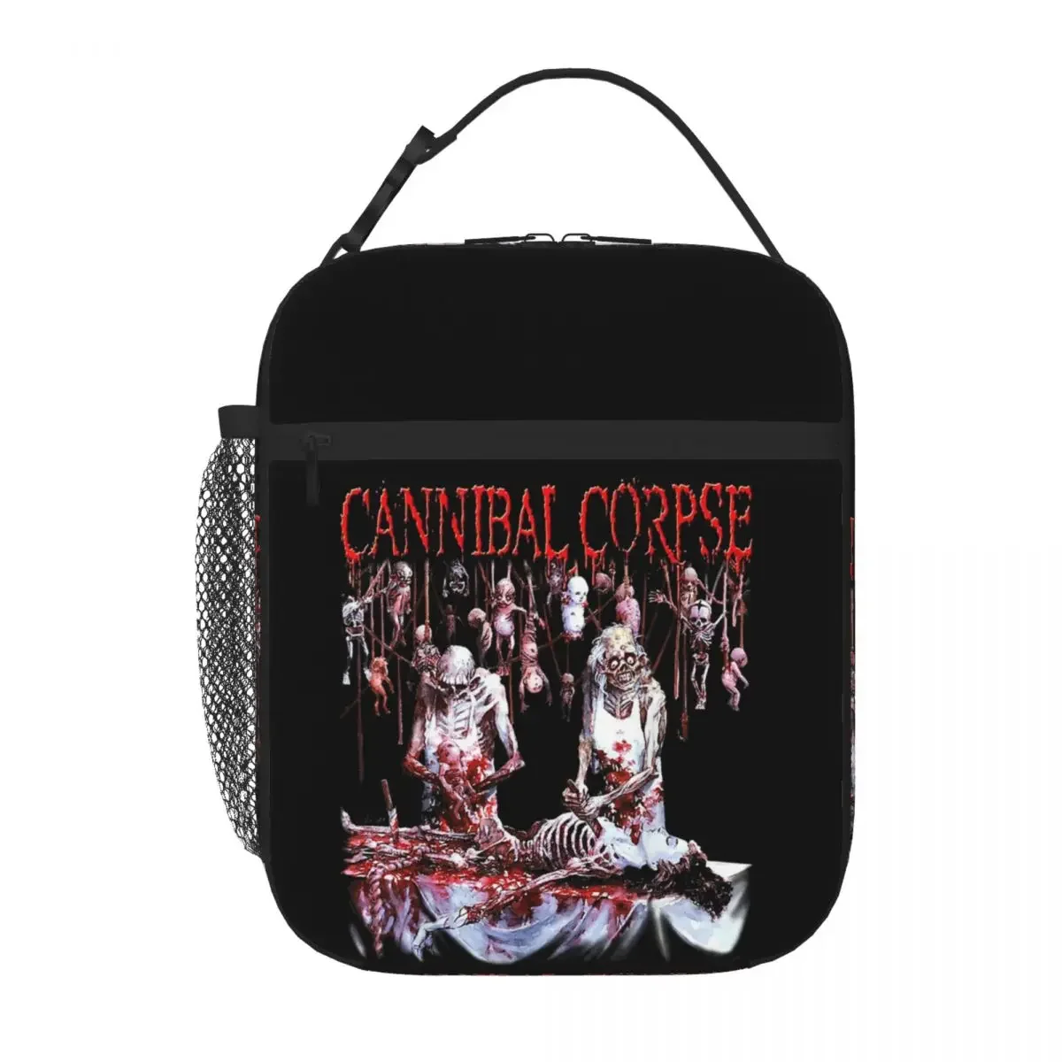 Cannibal Corpse Official Merchandise Butchered At Birth Lunch Bags Insulated Bento Box Picnic Bags Cooler Thermal Bag for Woman