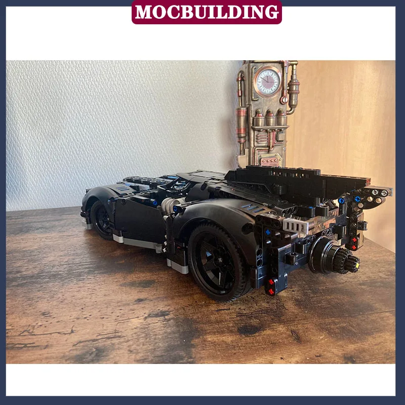 Sports Car Batmobile Model Building Block MOC UCS Series Car The Animated Movie Collection Toys Gift