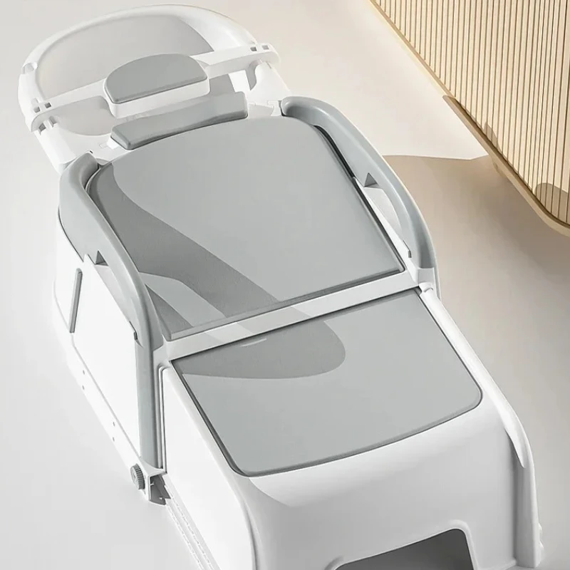 

Minimalist Kids Shampoo Chair Hairdressing Portable Cheap Head Spa Equipment Home Adult Beauty Sedia Per Shampoo Salon Furniture