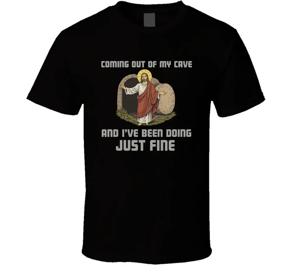 Comendo fora da minha caverna e eu fui fazendo apenas fino Jesus Camisetas Camiseta