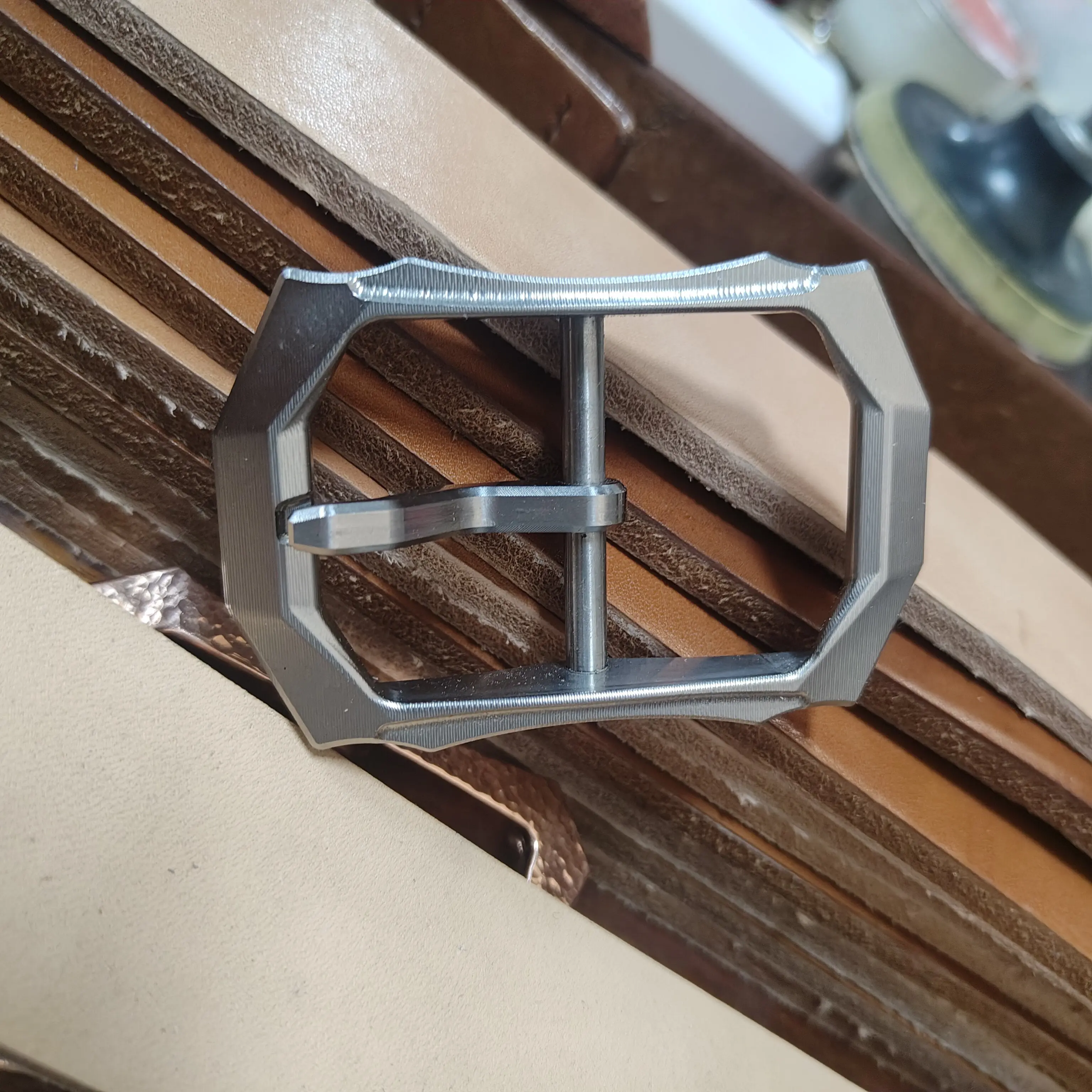 New Handmade Men's Retro Casual Belt Button Head