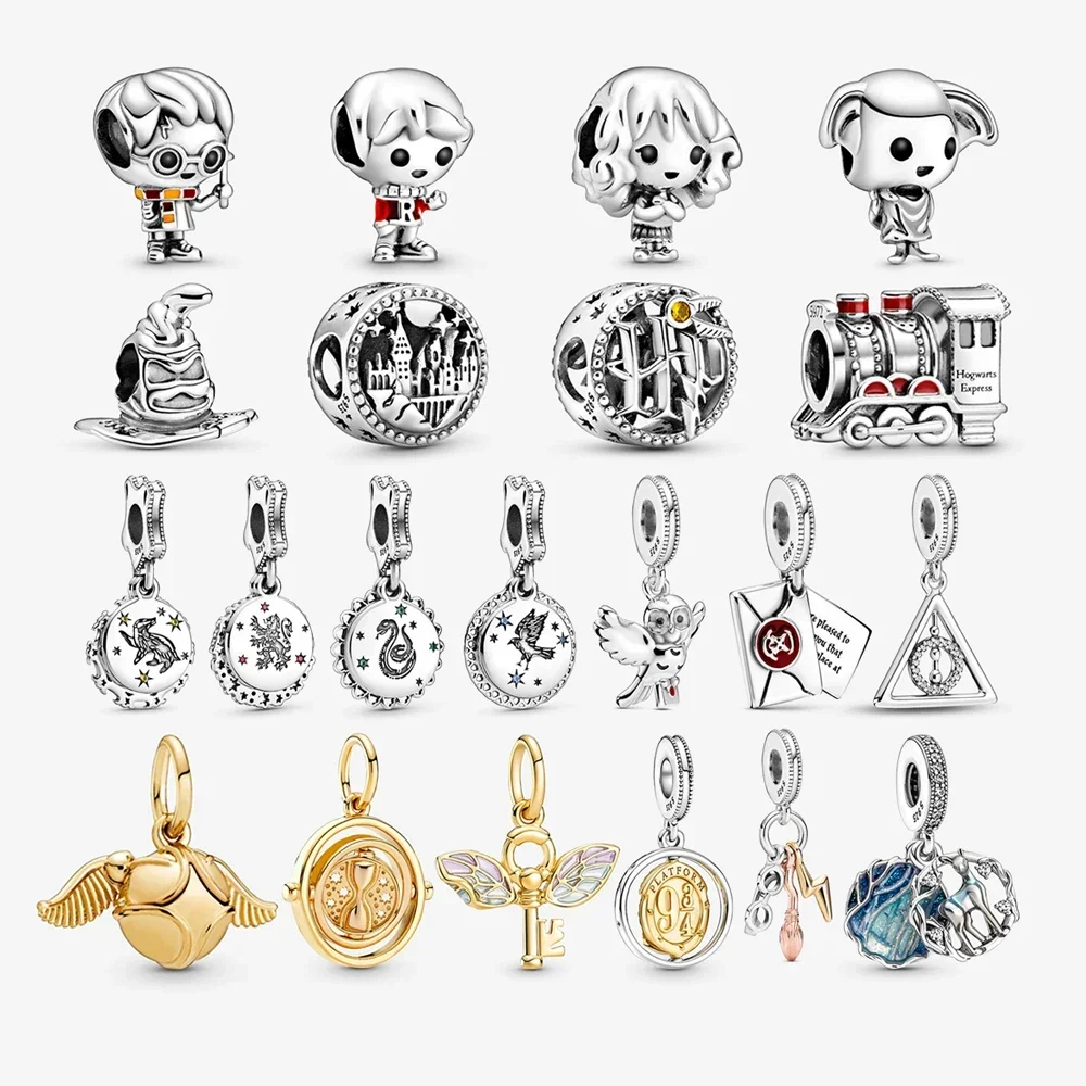 Fit Original Charms Bracelets & Bangle Magic School Boy Charm Series Dangle Pendant Jewelry