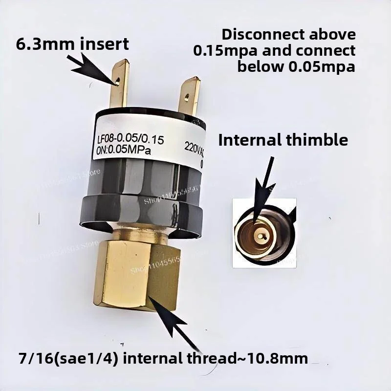 Dual High Low Pressure Controller Auto Reset Pressure Switch For Cold Storage Central Air Conditioning Refrigeration Unit