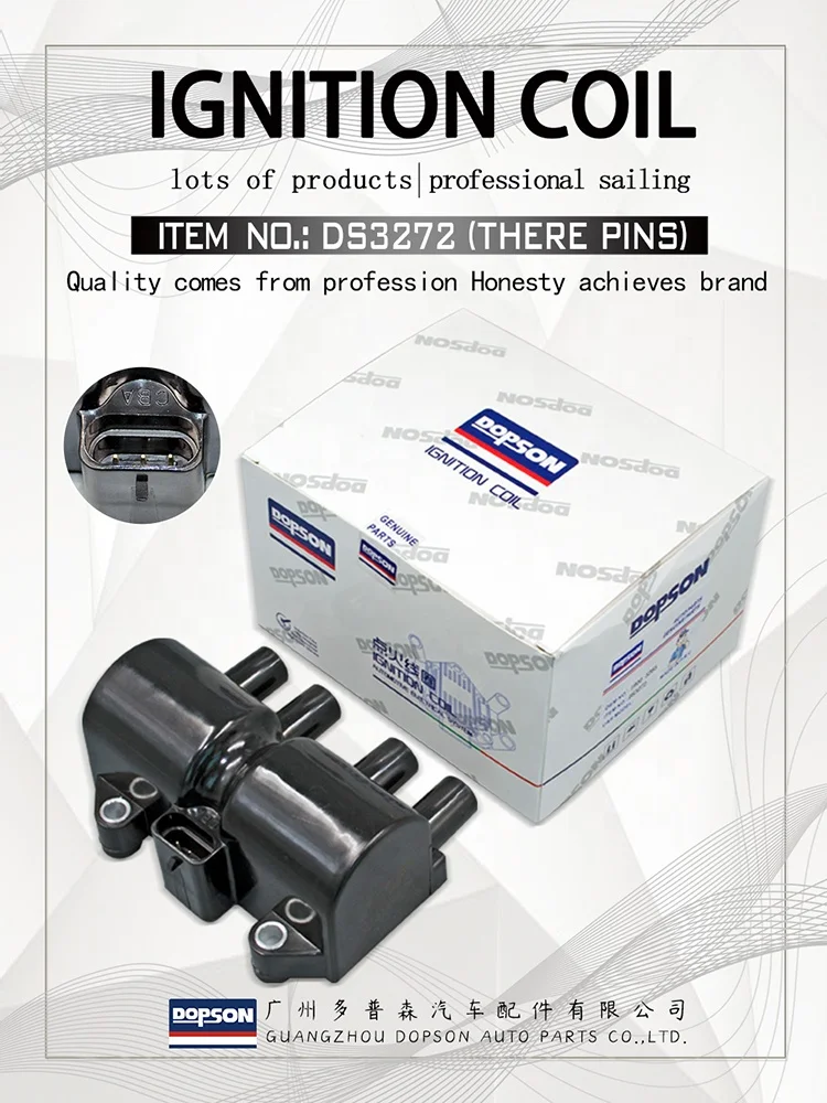 HOT SALE Car Spare Auto Parts Ignition Coil Ignition 96253555 25182496 CW747527 SMW250131 19005265 for Delphi II Three Pins